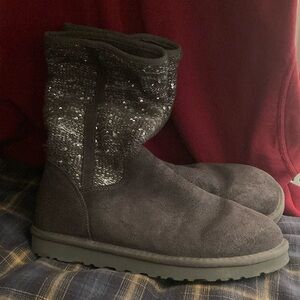 Ugg Australia camaya glitter suede winter tall boots